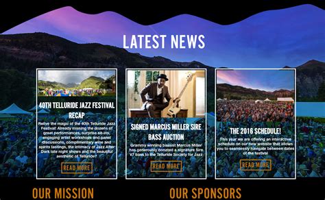 Telluride Jazz Festival 2016 on Behance