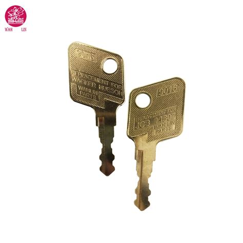 New Wah Lin 14607 Ignition Key For JCB Bomag JCB 3CX Bomag Tractor