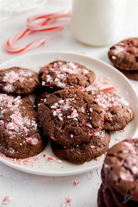 Chewy Double Chocolate Peppermint Cookies If You Give A Blonde A Kitchen