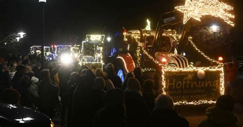 Lichterfahrten 2023 So fahren Trecker durch Viersen Dülken