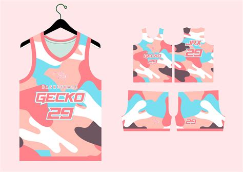 abstract basketball jersey pattern template 18968181 Vector Art at Vecteezy