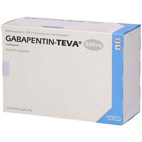 Gabapentin Teva Mg St Mit Dem E Rezept Kaufen Shop Apotheke