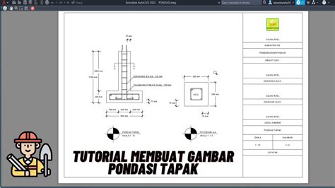 Cara Menghitung Kebutuhan Material Pondasi Tapak Beton Bertulang All