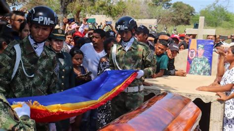 Sentida Despedida A Los Cuatro Soldados Wayús Asesinados Por El Eln En Catatumbo Estasucediendo