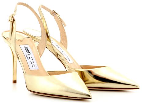 Metallic Jimmy Choo Slingbacks Because You Can Never Have Too Much Of