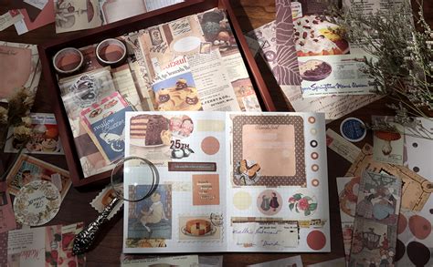 Draupnir Vintage Scrapbook Kit Pcs Bullet Junk Journal Kit With