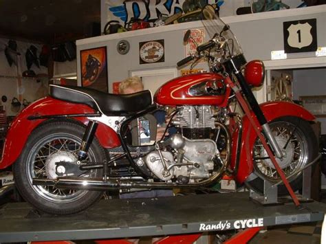 Randy S Cycle Service Restoration 1962 Indian Enfield Chief