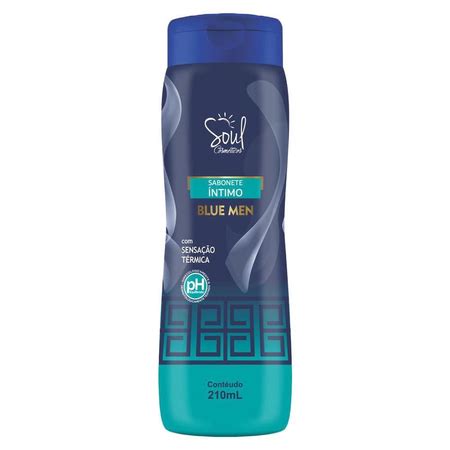 Blue Man Sabonete íntimo Térmico Masculino 200ml Soul Cosméticos