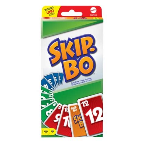 Mattel Skip Bo Card Game 1 Ct Kroger