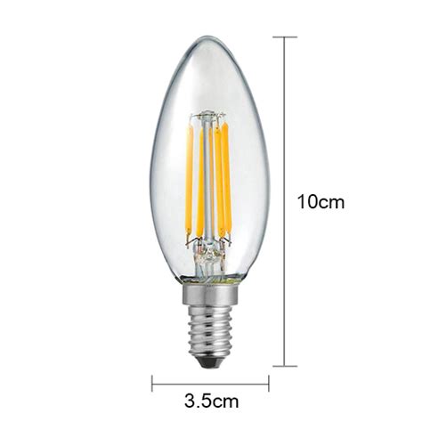 Filament Edison Led Bulb Globe E W C Warm White