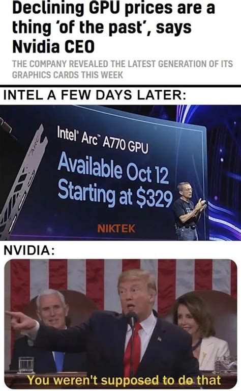 Intel Vs Nvidia Gpu Price : r/LinusTechTips