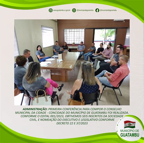 PRIMEIRA CONFERÊNCIA PARA COMPOR O CONSELHO MUNICIPAL DA CIDADE