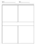 Free Square Writing Template