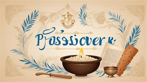 Premium Vector Happy Passover Greeting Vector Illustration