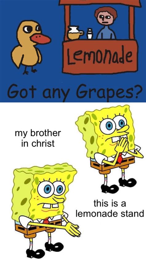 my brother in christ 🤝 spongebob exhale : r/memes