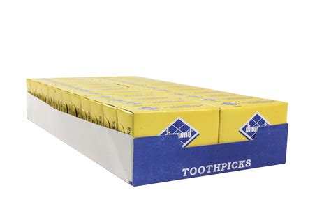 Diamond Toothpicks Square Center 250 Ct Walmart