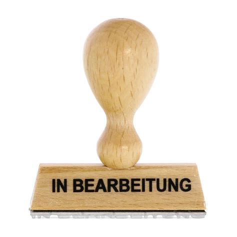 Holzstempel Mit Standardtext In Bearbeitung Stempel Versand At