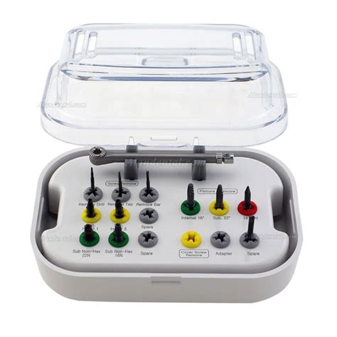 Dental Implant Fixture And Fractured Screw Removal Kit