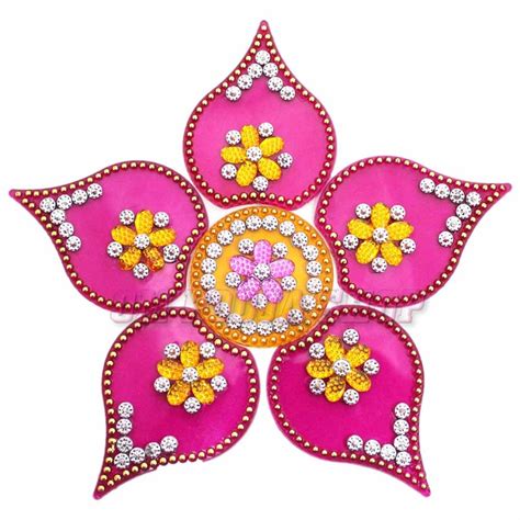 Petals Acrylic Rangoli For Diwali Buy Online USA UK Canada