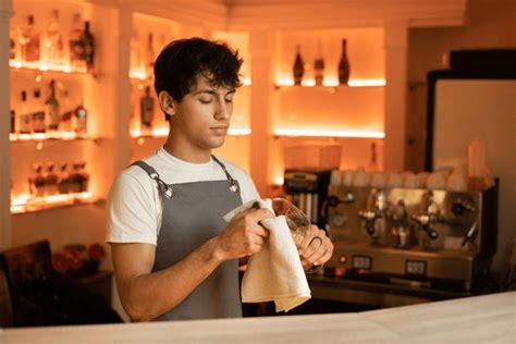 Bartender Cleaning Over 844 Royalty Free Licensable Stock Photos