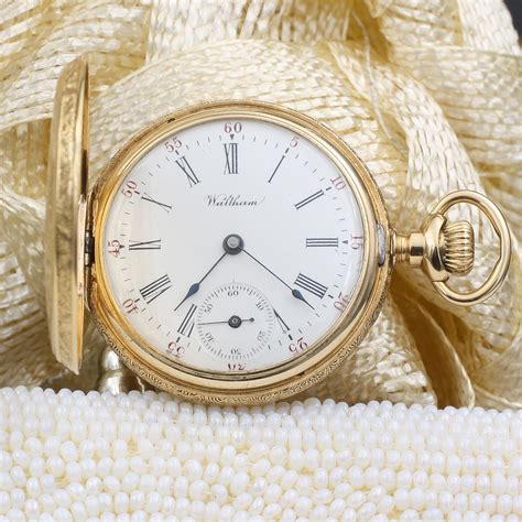 Waltham Gold Pocket Watch c1898 – Pippin Vintage Jewelry