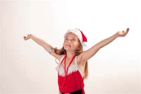 Santa s little helper stock image. Image of cute, costume - 10549343