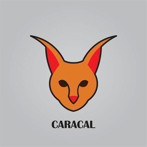 Caracal Head Logo Design 44040799 Vector Art At Vecteezy