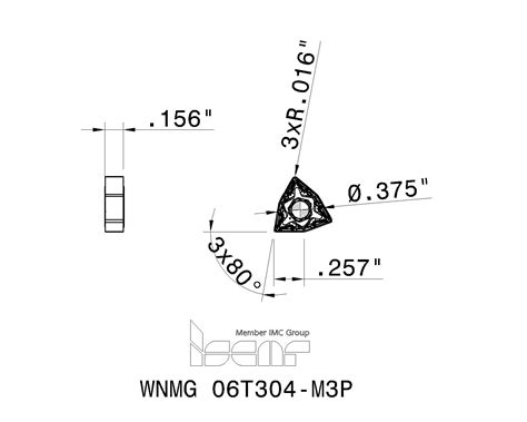 ISCAR Cutting Tools Metal Working Tools WNMG M3P 3328805 WNMG 3