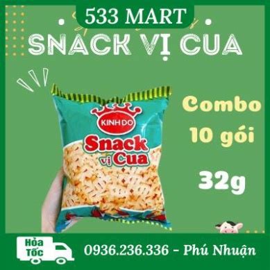 Combo G I Snack Cua Kinh Bim Bim Cua Xanh G I Gr Shopee