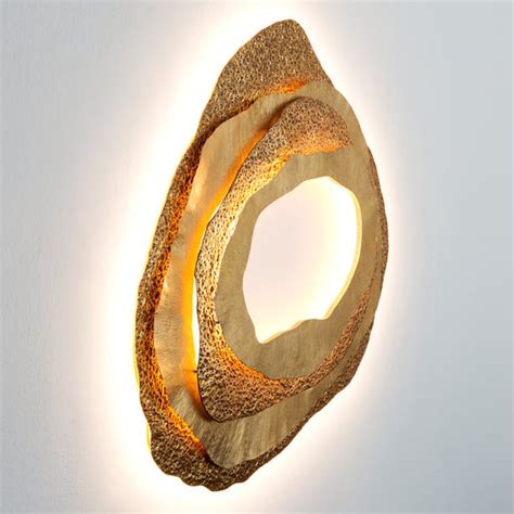 HOLLÄNDER Coral LED Wandleuchte gold orangerot 300 K 13272 Emero de