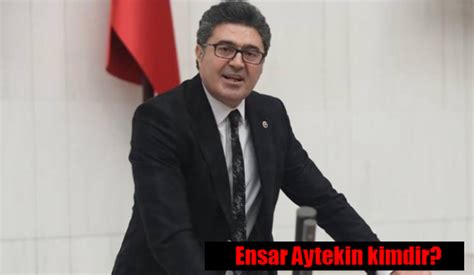 Ensar Aytekin Kimdir Ensar Aytekin Nereli Ka Ya Nda Nokta Gazetesi