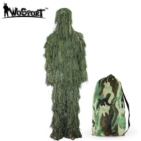 Wosport Forest Design Snow Camouflage Ghillie Suit Grass Type Cs Go