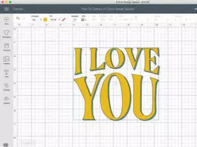 How to Contour in Cricut Design Space - 3 STEPS