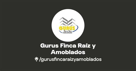 Gurus Finca Raíz y Amoblados Instagram TikTok Linktree