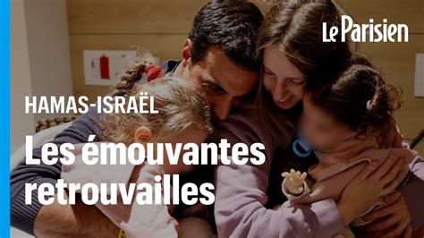 Otages Lib R S Par Le Hamas Les Mouvantes Images Des Retrouvailles