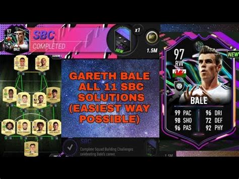 Gareth Bale All Sbc Solutions Easiest Way Possible