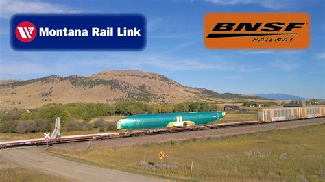 Coal Autoracks And Boeing Fuselages On Montana Rail Link S Nd