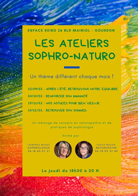 Les Prochains Ateliers Sophro Naturo De Gourdon