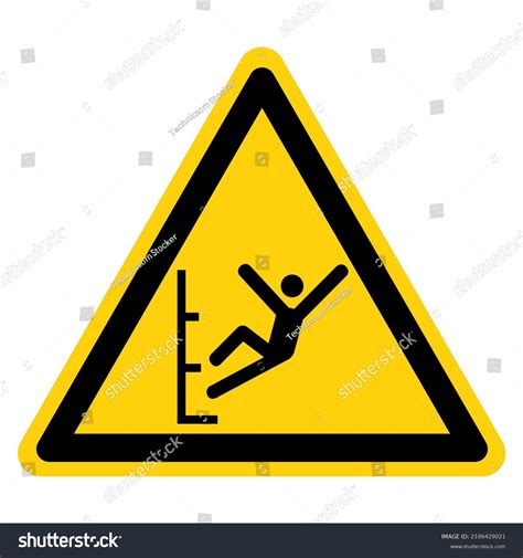 Fall Hazard Symbol Sign Vector Illustration Stock Vector (Royalty Free) 2186429021 | Shutterstock