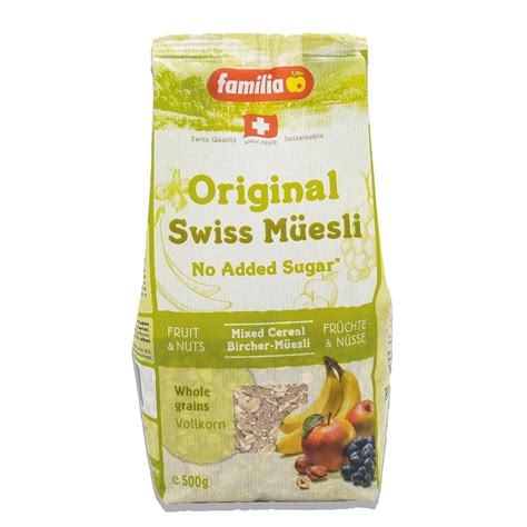 Familia Original Swiss Muesli No Added Sugar 500 G Amazon In