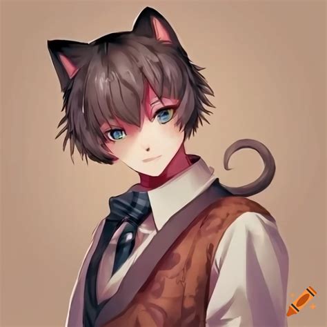 Anime Boy With Cat Eyes