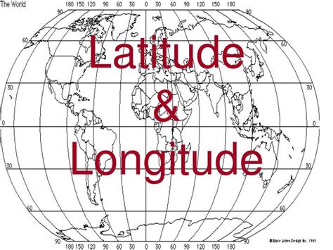 Latitude And Longitude Examples