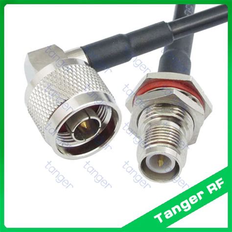 Hot Selling RP TNC Female Connector To N Male Plug Right Angle RF RG58