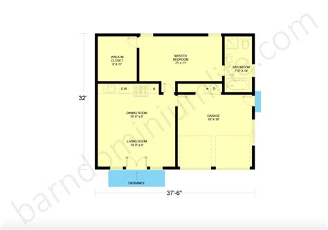 8 Amazing 1200 Sq Ft Barndominium Floor Plans