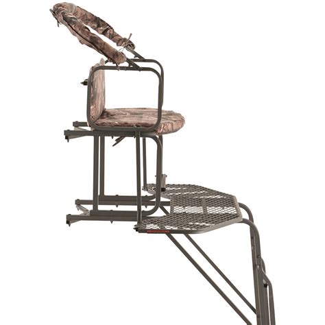 Guide Gear 2 Person 20 Double Rail Ladder Tree Stand With Hunting