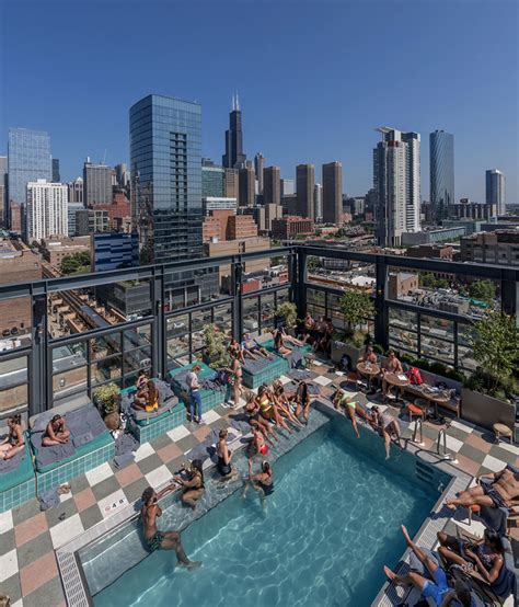 downtown chicago hotels with rooftop pools - Markus Fullerton