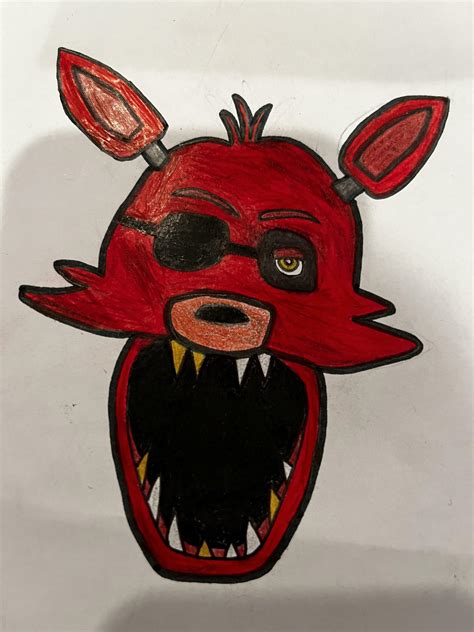 Foxy Drawing (OC) : r/fivenightsatfreddys