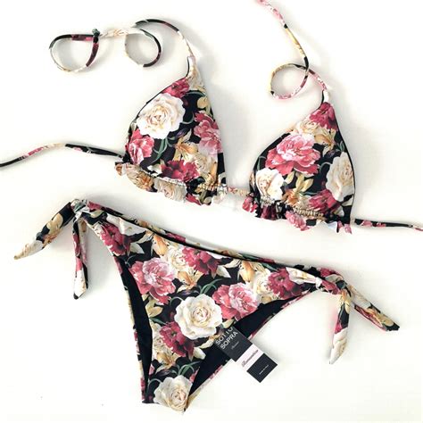 Triangle Bikini Dark Rose Bikini Bottom Medium Online Fashion Beach