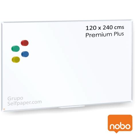 Pizarra Blanca Nobo Premium Plus X Cms Acero Lacado