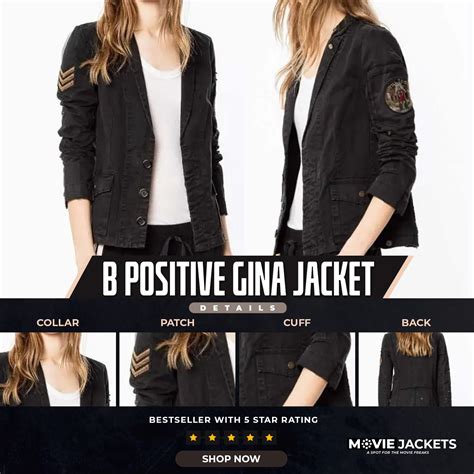 Gina B Positive Military Jacket | Annaleigh Ashford Military Cotton Jacket